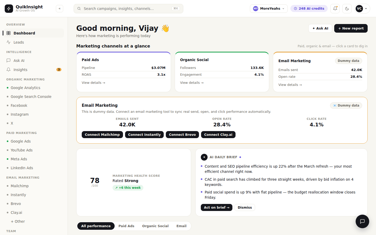 QuikDocs product screen